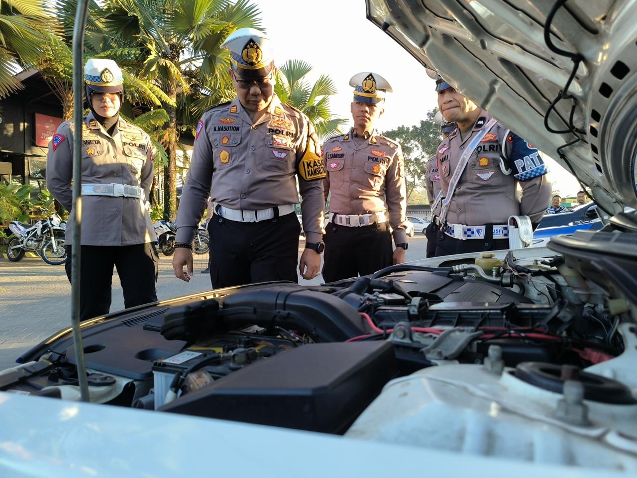 Jelang Pelaksanaan Pilkada Serentak 2024, Satlantas Polres Blitar Laksanakan Pengecekan Ranmor Dinas