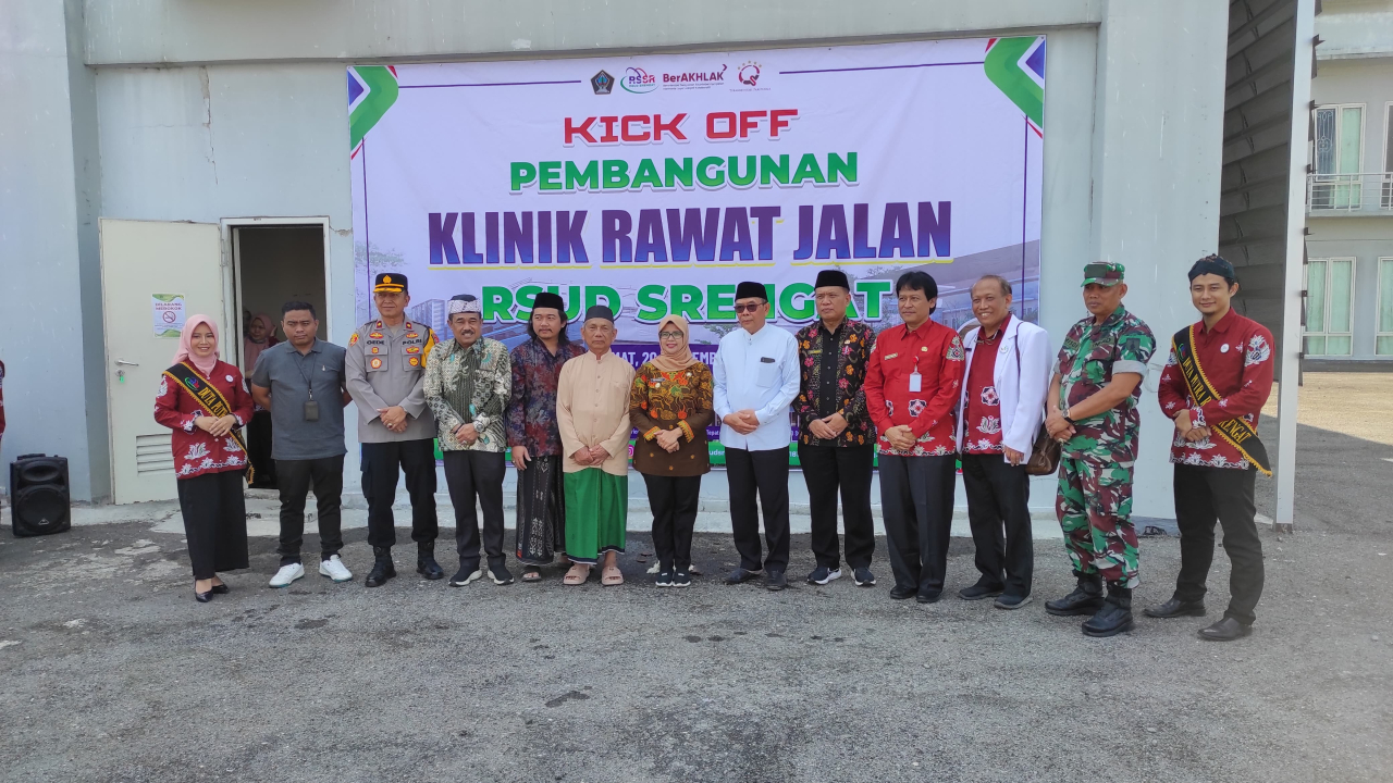 Bupati Blitar Hadiri Kick Off Pembangunan Klinik Rawat Jalan RSUD Srengat
