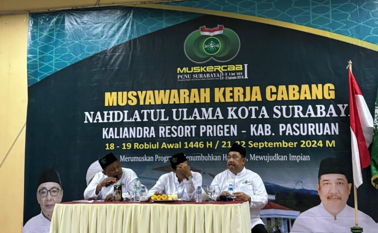 Bangun Sinergi dengan Lembaga dan Banom, PCNU Surabaya Gelar Musker I 