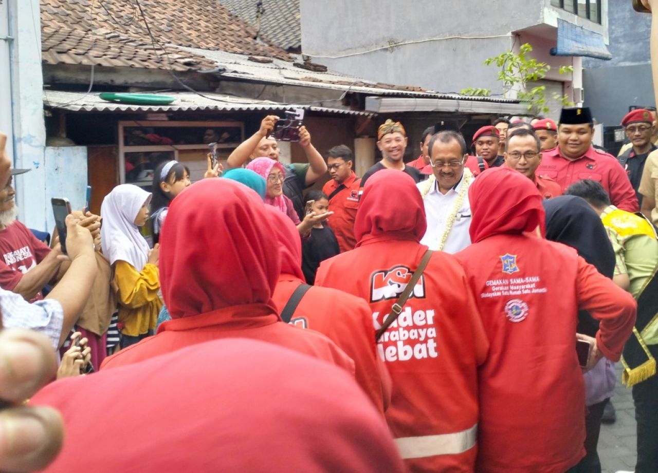 Kampanye di Kutisari Disambut KSH, Cak Ji: Tidak Masalah, Mereka Atas Nama Warga 