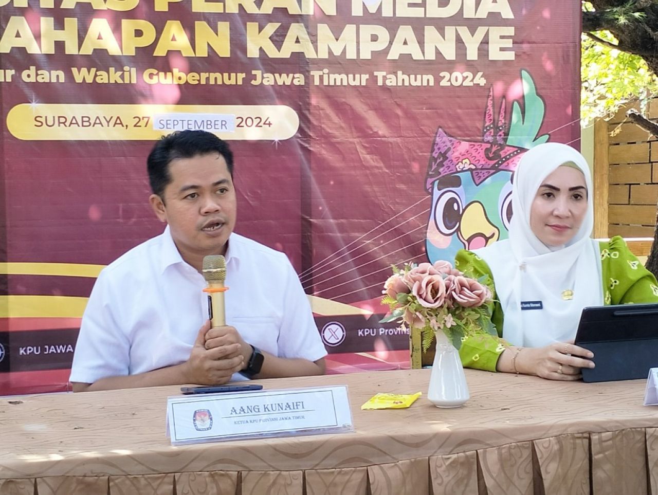 KPU Jatim Tetapkan Batasan Kampanye Akbar bagi Masing-masing Paslon 