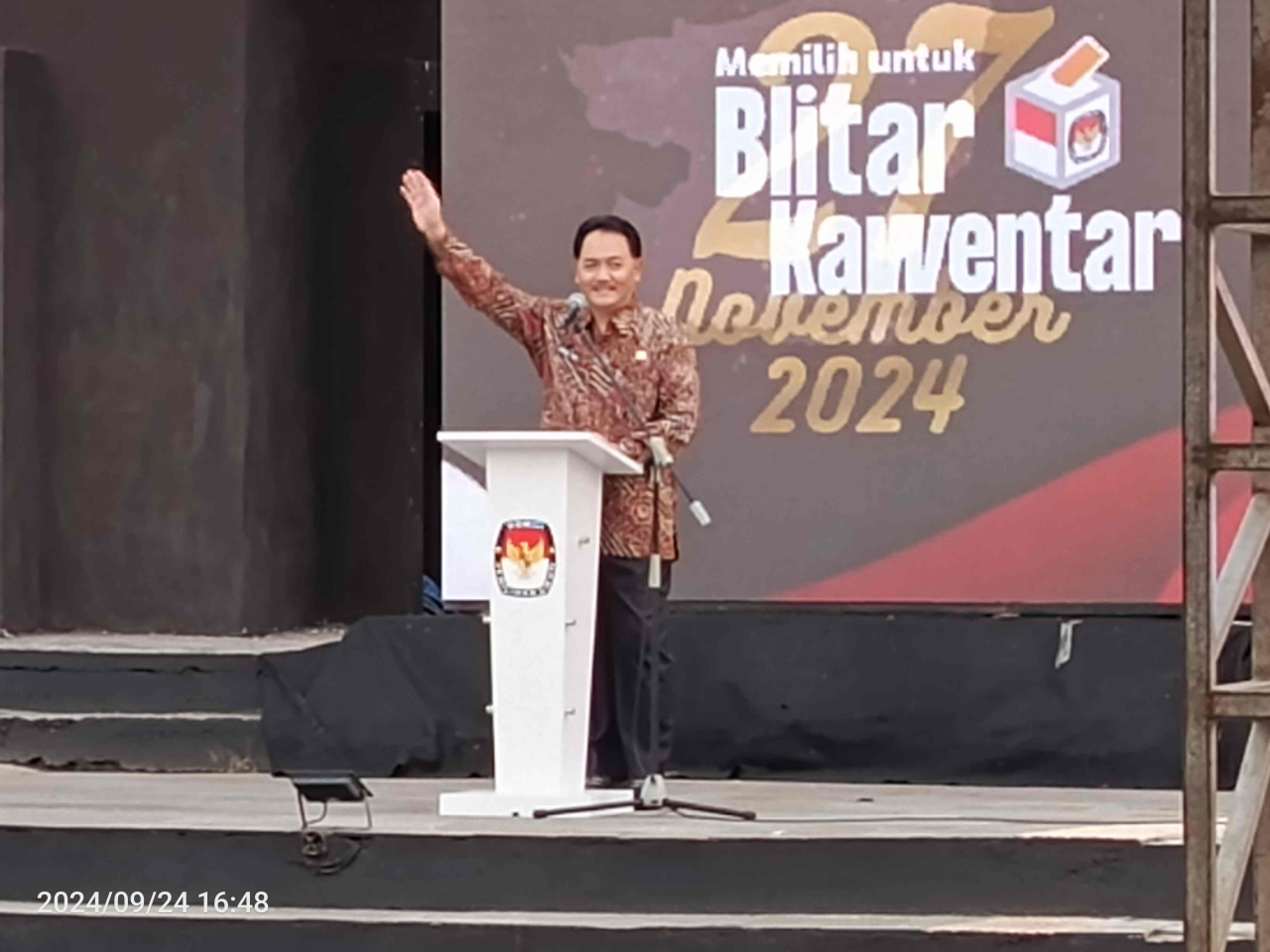Pjs Bupati Blitar Dorong Masyarakat Jaga Kondusifitas dan Kebersamaan Selama Pilkada 2024