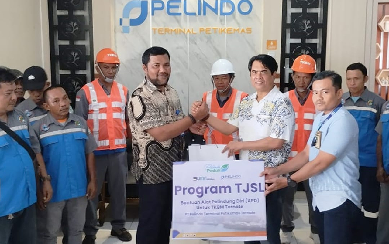 Pelindo Terminal Petikemas Ajak Buruh TKBM Peduli Keselamatan dan Kesehatan Kerja
