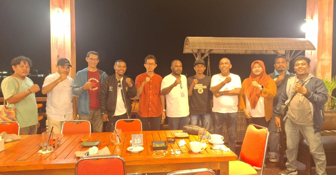 Persatuan Wartawan Indonesia (PWI) Papua Barat solid mendukung hasil Kongres Luar Biasa (KLB)