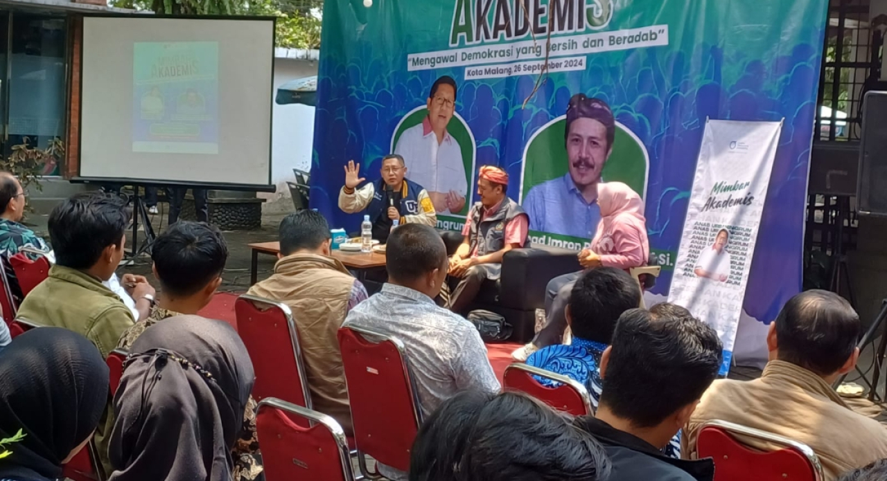 Anas Menunjukkan Karakter Negarawan di Kampus UB Malang