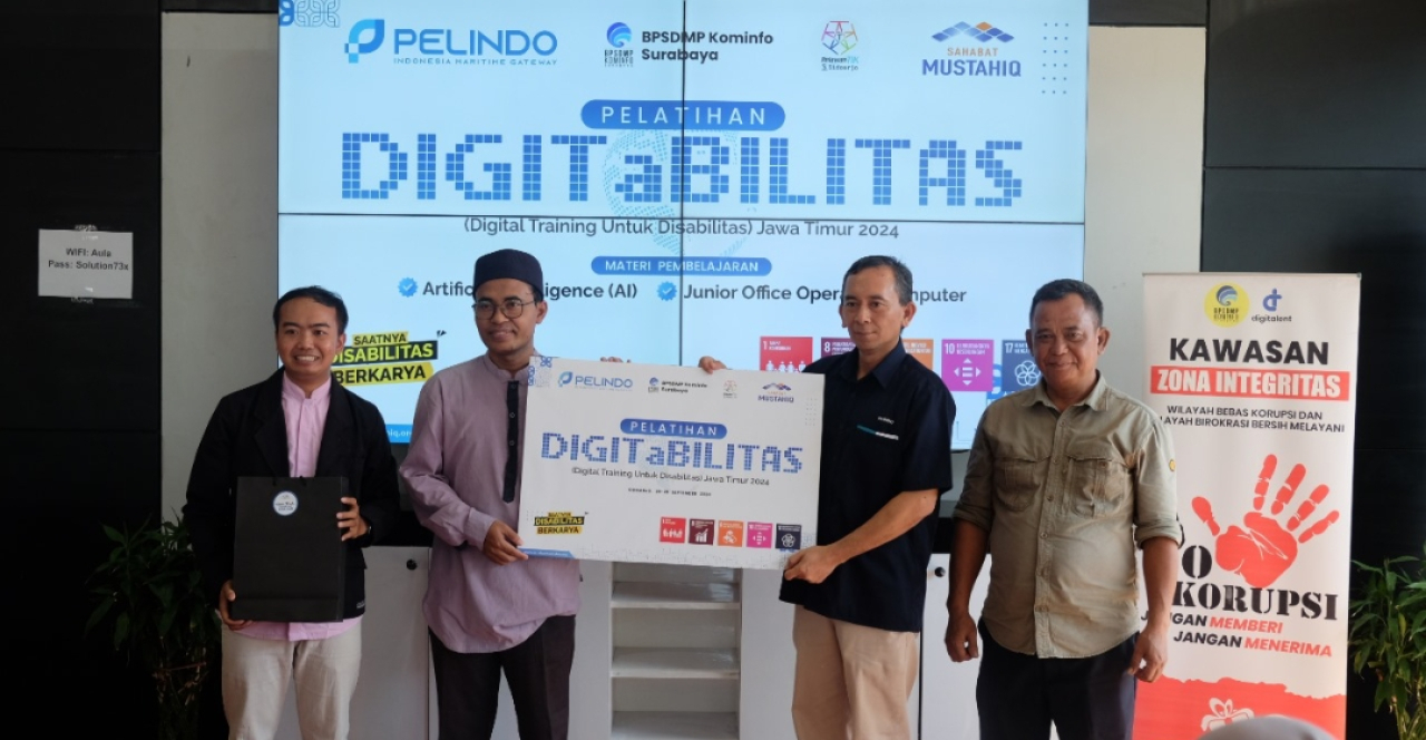 Pelindo Regional 3 Ajak Disabilitas Naik Kelas Melalui Pelatihan Digital Marketing Berbasis AI