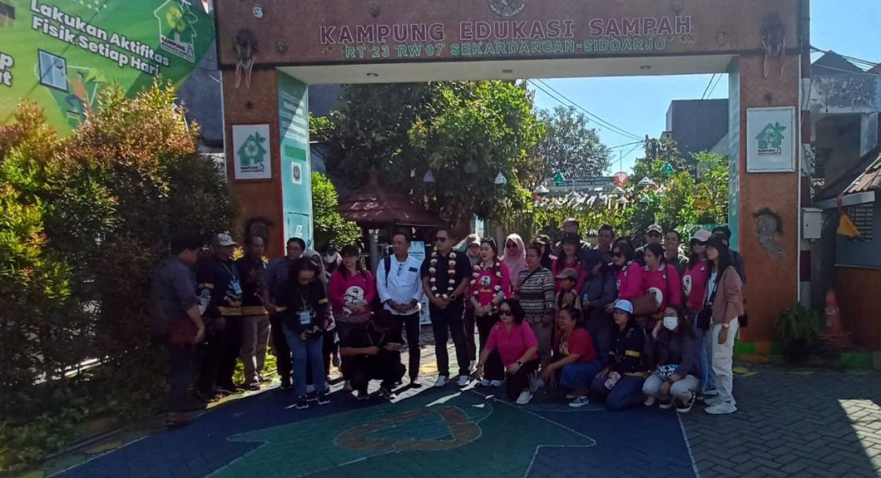 DLH Kabupaten Katingan Kunjungi Kampung Edukasi Sampah Sidoarjo untuk Tingkatkan Pengelolaan Sampah
