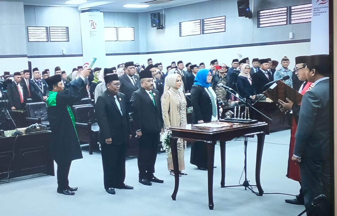 Pimpinan DPRD Kabupaten Blitar Masa Jabatan 2024-2029 Resmi Dilantik