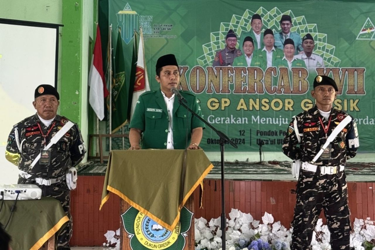 Konfercab XVII GP Ansor Gresik, Ini Pesan Penting Musaffa' Safril 