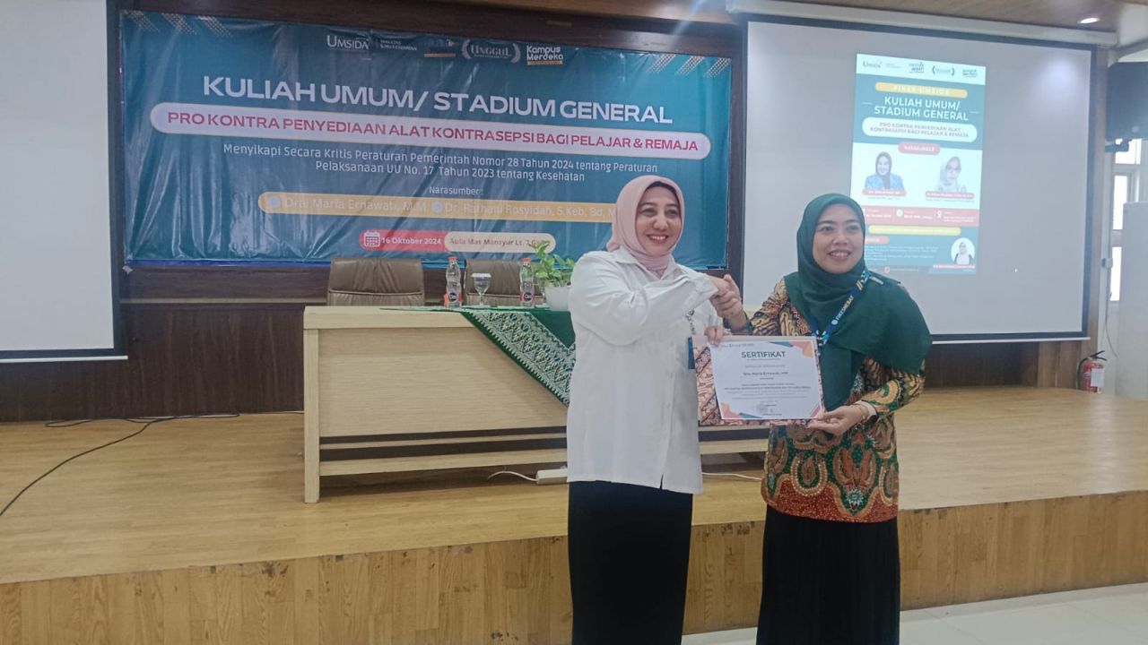 BKKBN Jatim Edukasi Mahasiswa Umsida Soal Pro Kontra Kontrasepsi Untuk Pelajar