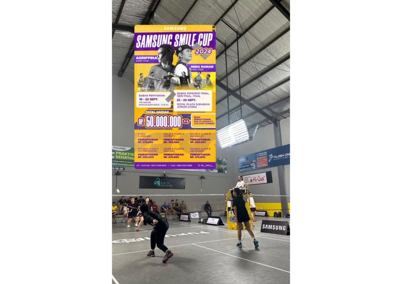 Gaet Nasabah Baru, BRI Surabaya Dukung Samsung Smile Cup 2024