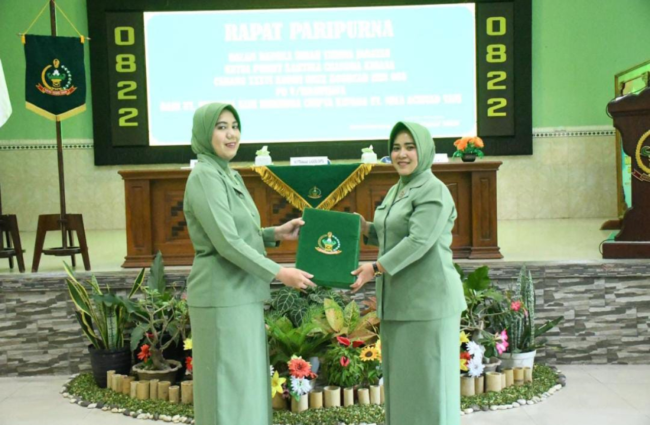 Sertijab Ketua Persit KCK Cab XXXVI Dim Bondowoso. Ny. Pipit Suhendra : Terima Kasih Bondowoso