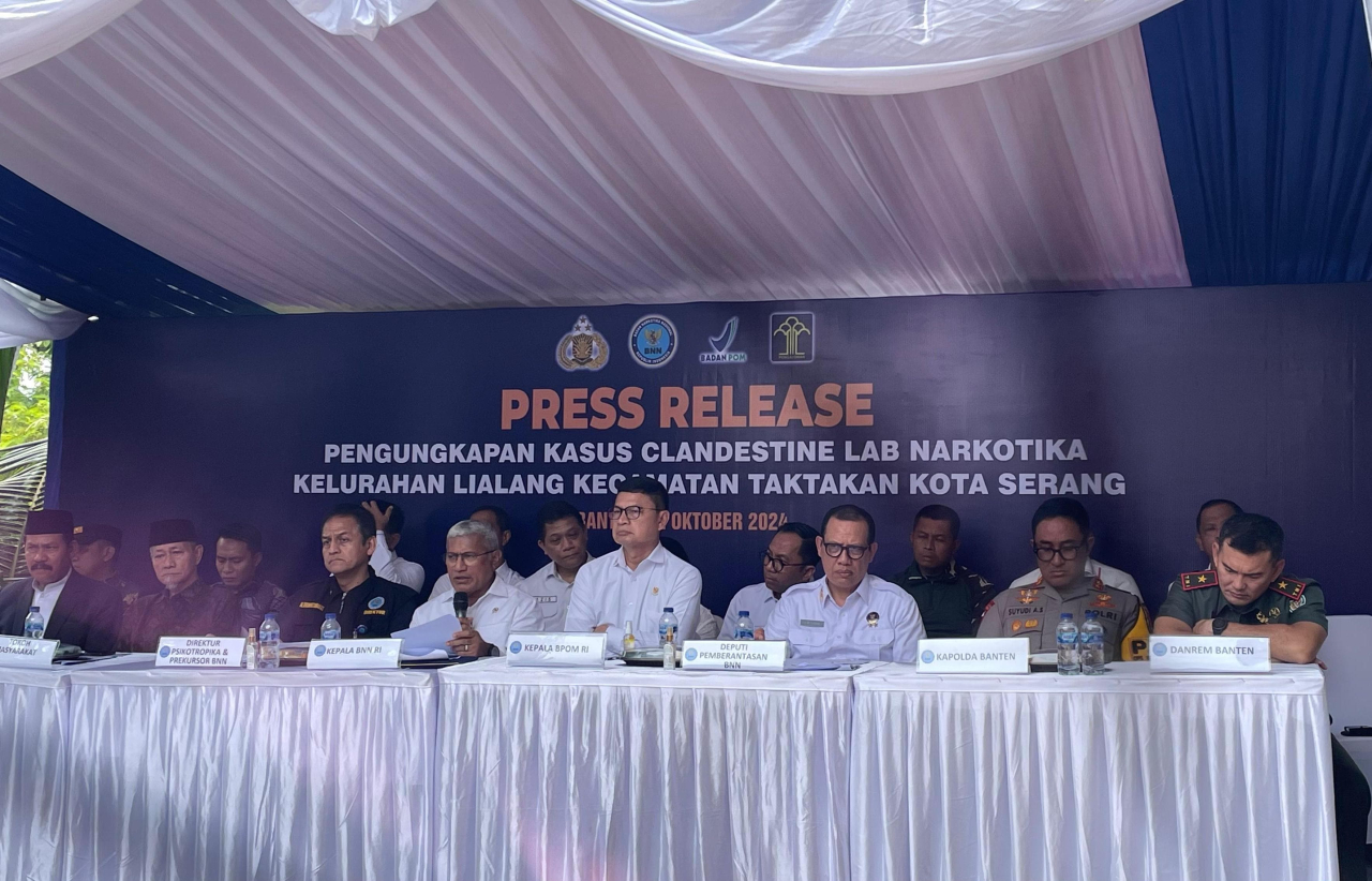 BPOM dan BNN Gelar Operasi Gabungan Berantas Narkotika di Serang, Banten