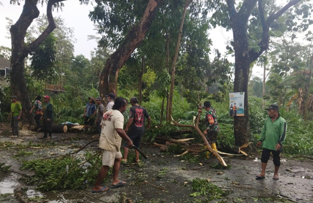 Dandim 0808/Blitar Instruksikan Kewaspadaan Pasca Hujan Deras dan Angin Kencang di Wilayah Blitar