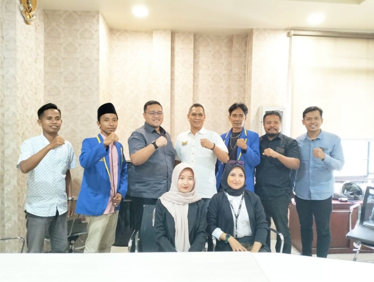 Diskusi dengan Fraksi Golkar, IKA PMII Perjuangan Unitomo Minta SOP dan Pengawasan RHU Diperketat