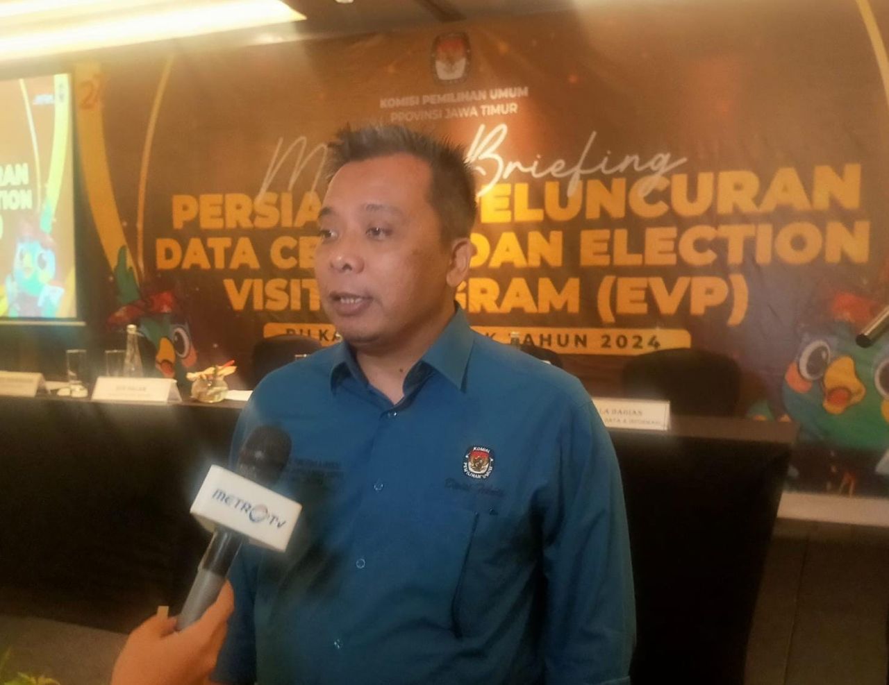 Pantau Perkembangan Hasil Pilkada Serentak 2024 KPU Jatim Luncurkan Data Center