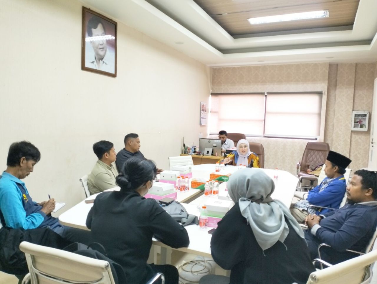 Diskusi dengan Fraksi Gerindra, IKA PMII Perjuangan Kritisi Fasilitas Umum dan Command Center 112