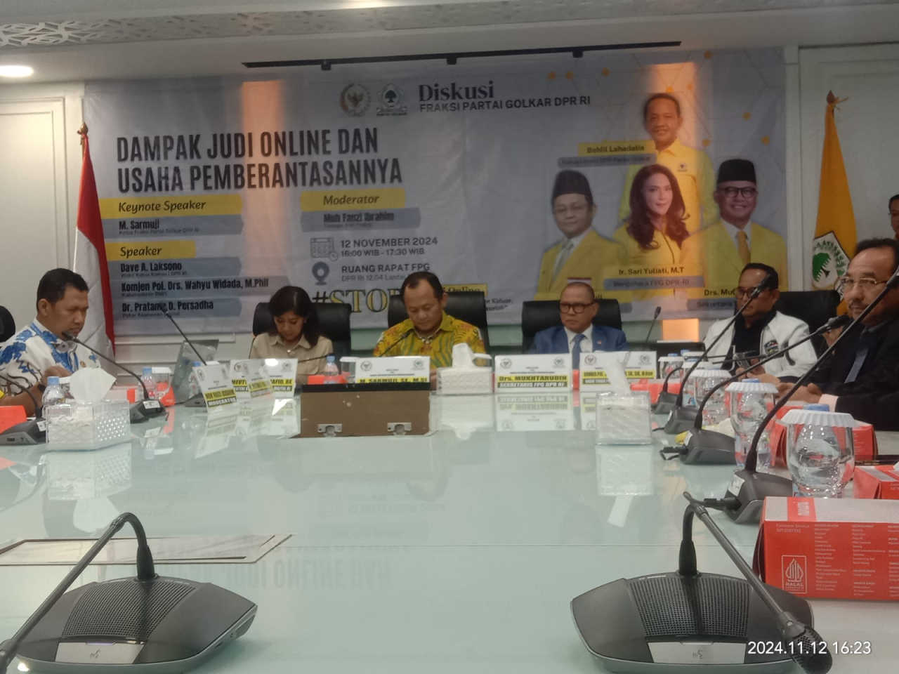 Fraksi Partai Golkar Bahas Dampak dan Upaya Pemberantasan Judi Online