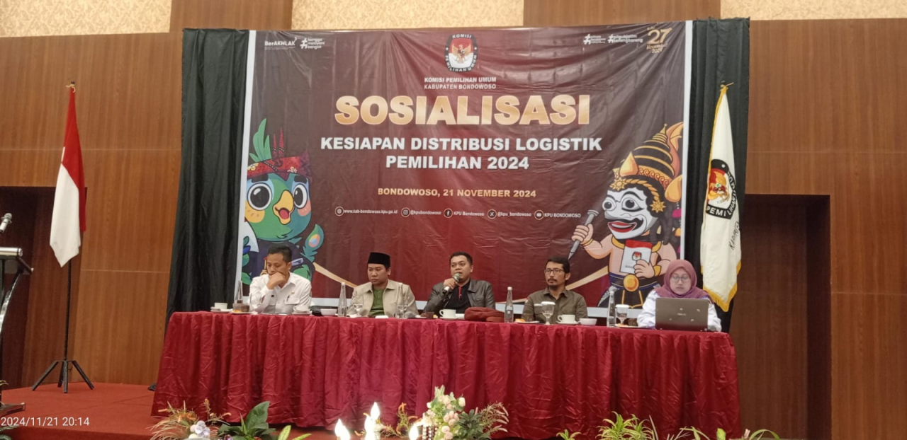 KPU Bondowoso Jadwalkan Distribusi Logistik Pilkada 2024 dan Pastikan Keamanannya.