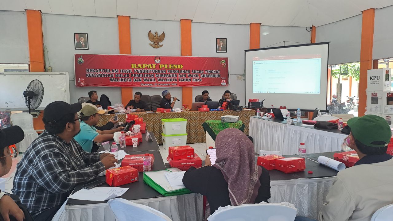 Pantau Rekapitulasi Suara Tingkat Kecamatan, POSNU Jatim Prihatin, Sebut Rawan Pesanan 