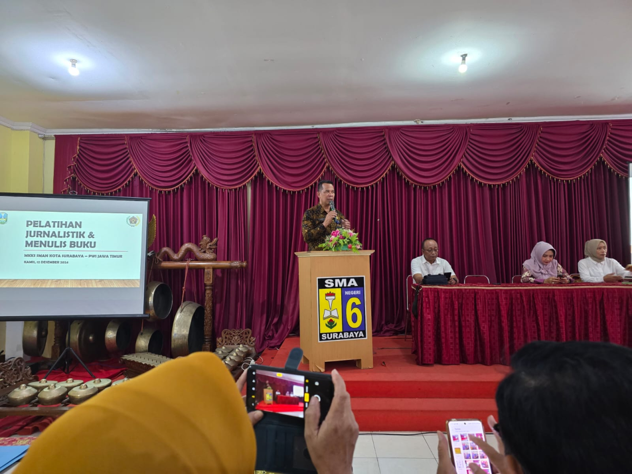 Puluhan Siswa SMA Negeri di Surabaya Ikuti Pelatihan Jurnalistik