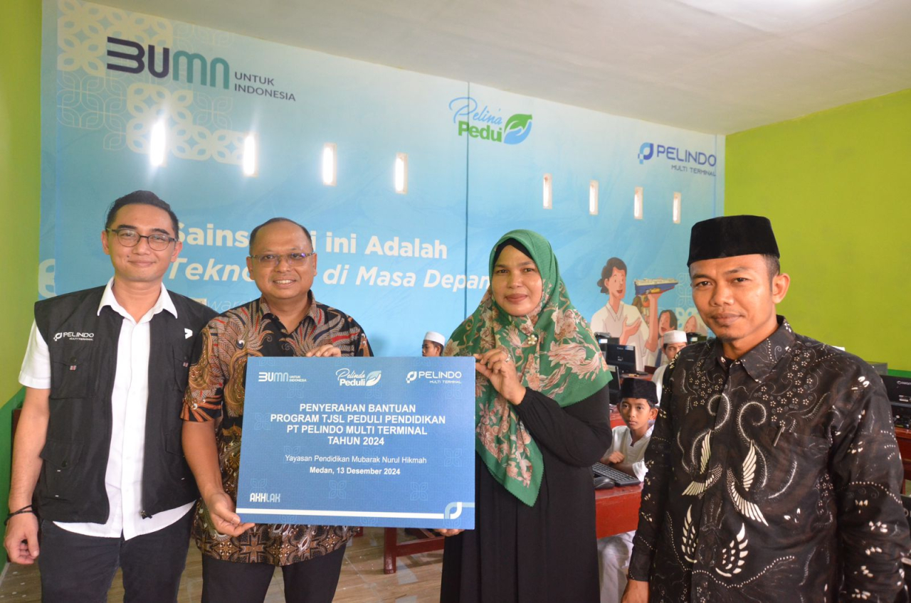 SPMT Salurkan Bantuan Sarana Belajar Mendukung Pendidikan di Yayasan Mubarak Nurul Hikmah