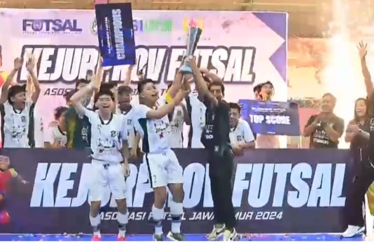 Tekuk AFKAB Tuban 5-1, Tim Futsal AFK Surabaya Juara Kejurprov Futsal Jatim 2024