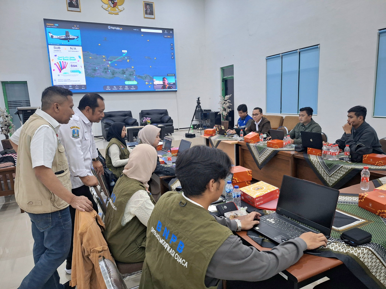 Sasar Perairan Madura, Operasi Modifikasi Cuaca di Jatim Diawali Rabu Malam