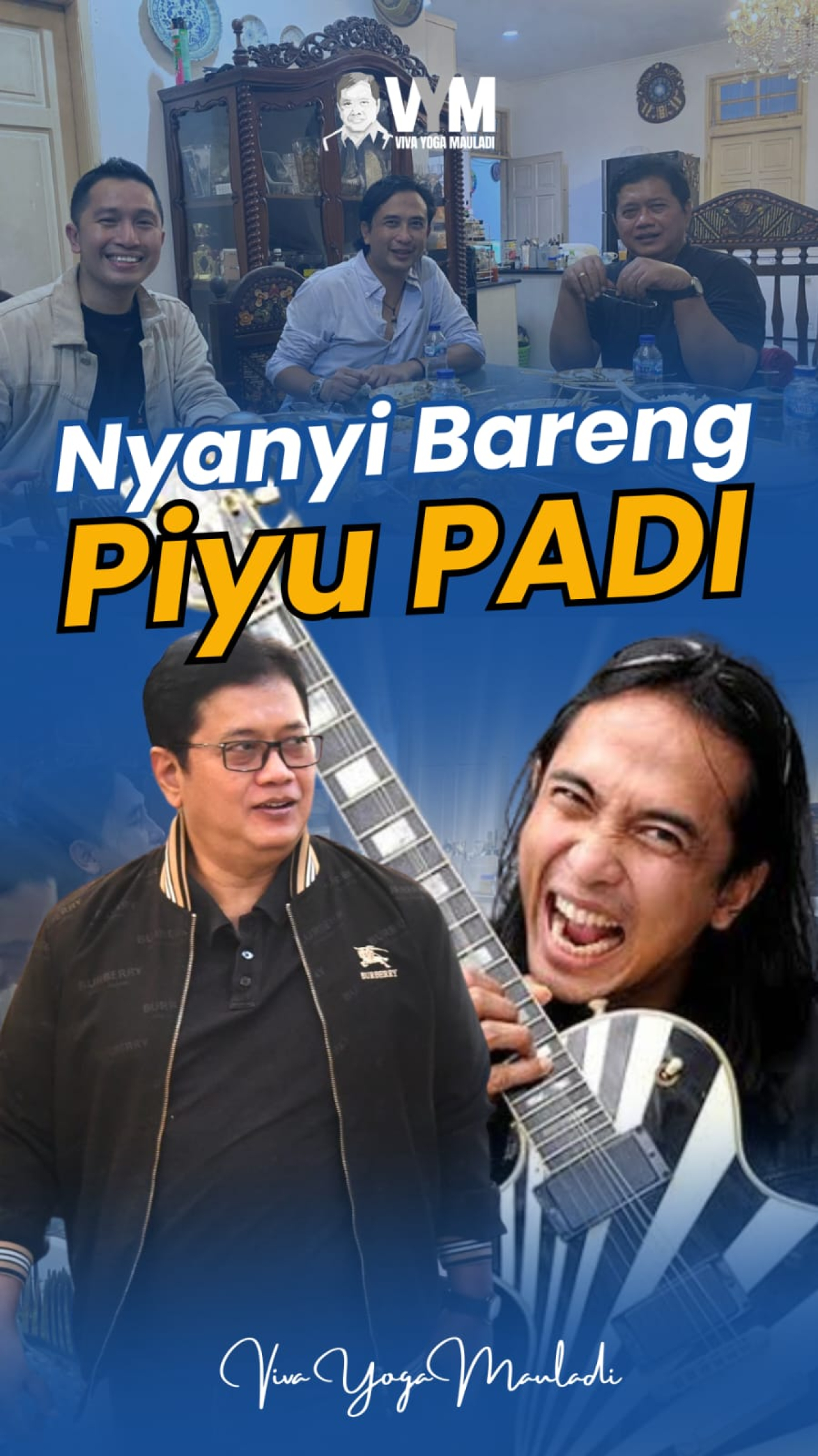 Salurkan Hobi Bermain Gitar dan Musik, Wamen Viva Yoga Duet Bersama Piyu Padi