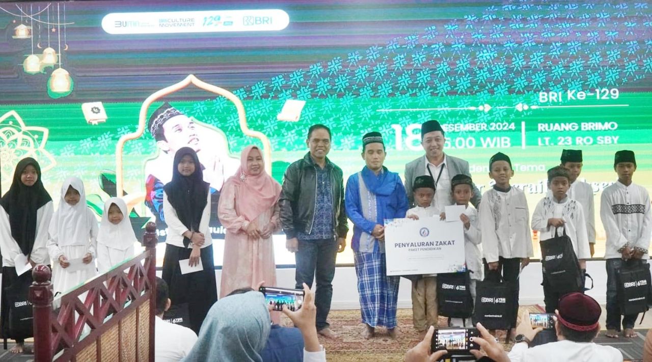 BRI RO Surabaya Gelar Pengajian Spesial HUT ke-129, Berbagi Kebahagiaan dan Inspirasi