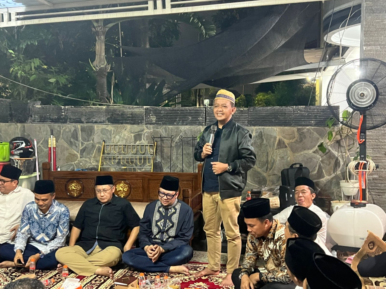 Bahlil Lahadalia (Ketua Umum Partai Golkar) dalam Peringatan 40 Hari Wafatnya Kholis Malik (Politisi Partai Golkar dan Ketua Umum PB HMI 2002-2004)