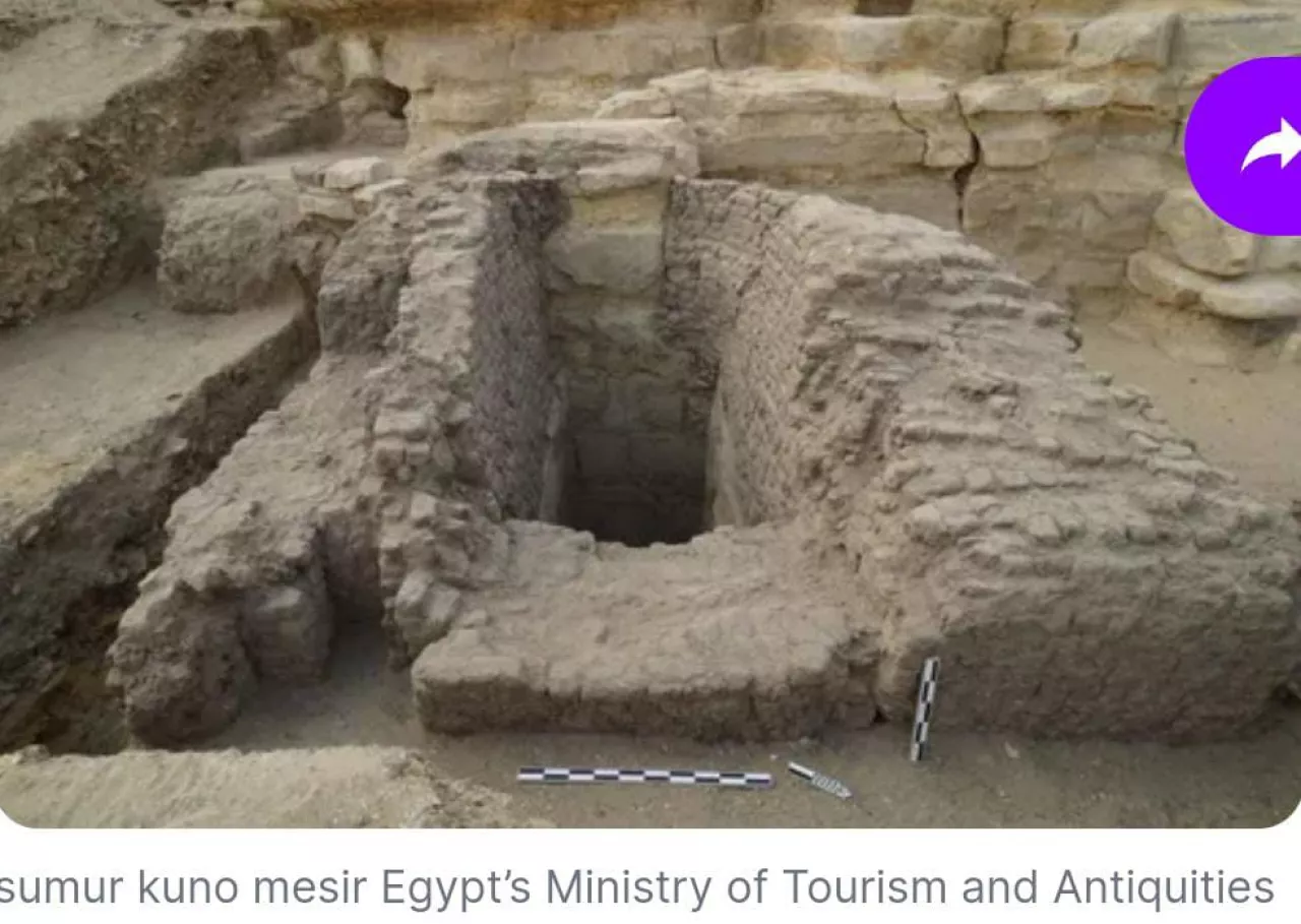 Tim Arkeologi Temukan Sumur Kuno berusia 4.600 tahun Dekat Situs Saqqara