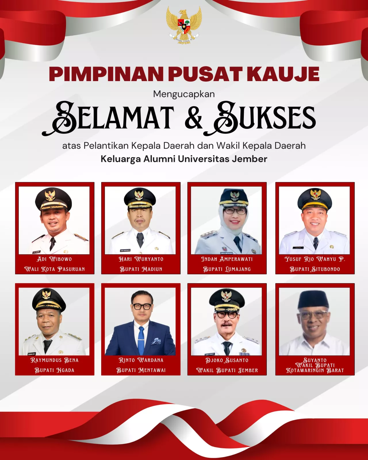 Sekjend PP KAUJE : Ada 8 Putra-Putri Terbaik Alumni Unej Juga Ikut Terlantik Jadi Kepala Daerah