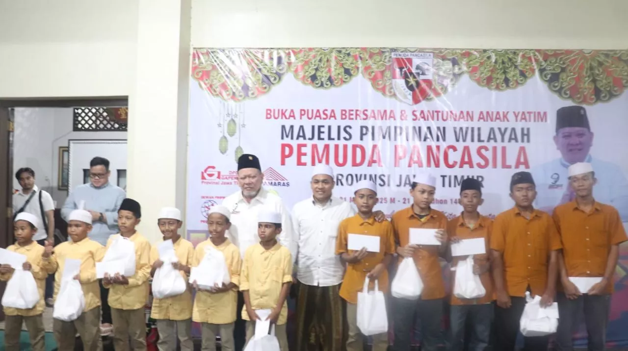 MPW Pemuda Pancasila Jawa Timur Gelar Buka Puasa Bersama dan Santunan Anak Yatim