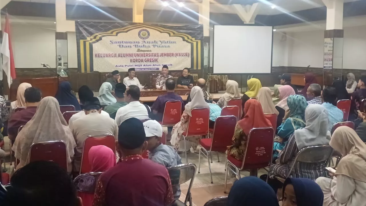 Kauje Korda Gresik Buka Puasa dan Diskusi Ketahanan Pangan serta Santuni 50 anak Yatim Piatu.