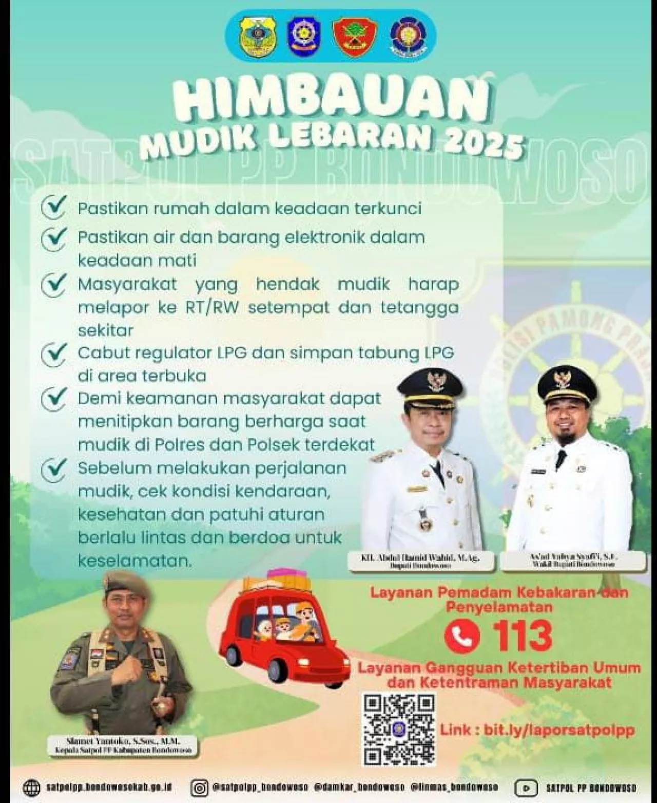 Pemkab Bondowoso Imbau Warga untuk Waspada saat Mudik Lebaran 2025
