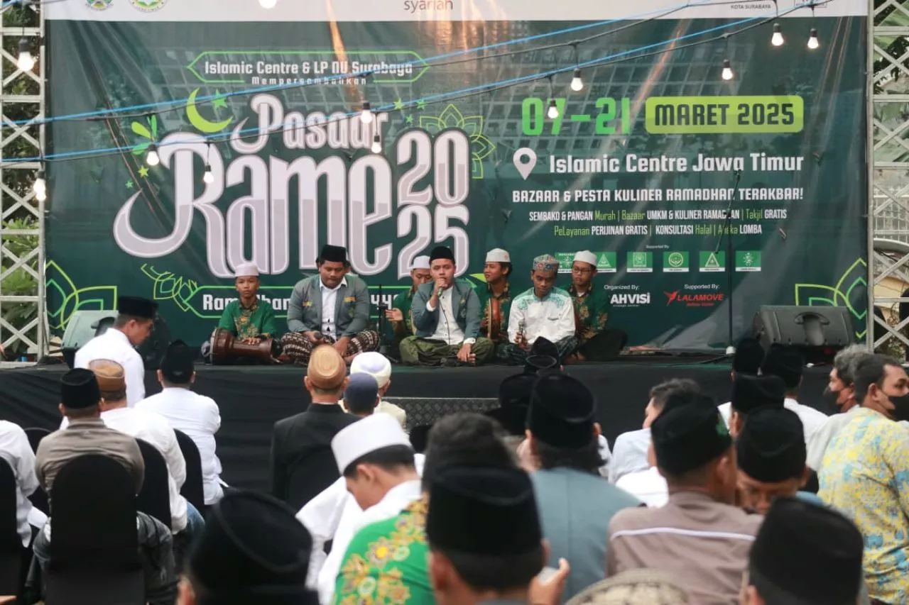 Hidupkan Ekonomi Umat PCNU Surabaya Gelar Pasar Rame 2025