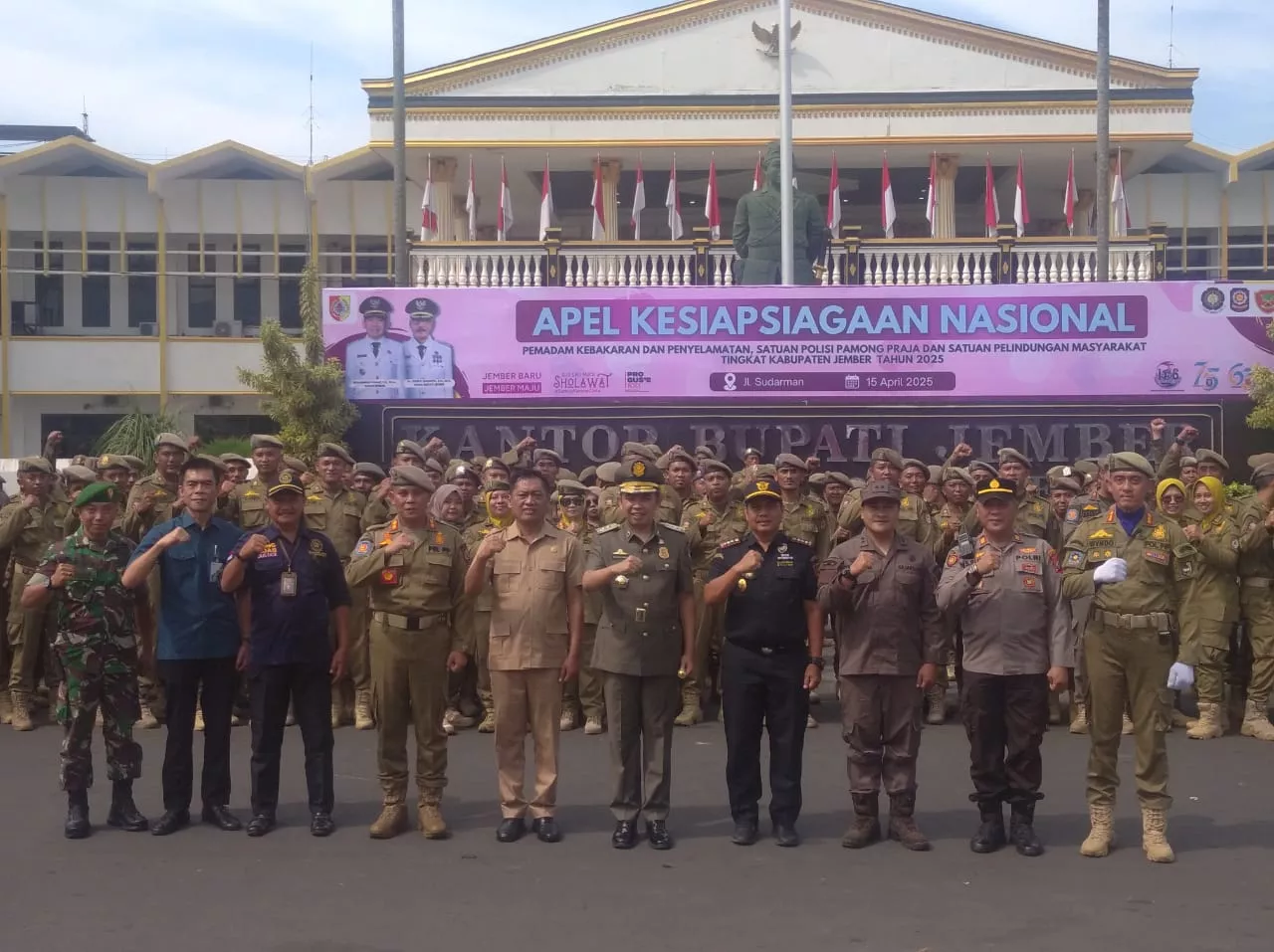 HUT Satpol PP ke 75, Bupati Jember: Yang Penting Kesejahteraannya Bukan Jumlahnya