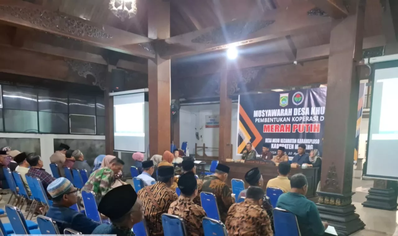 Koperasi Desa Merah Putih Di Desa Ngijo Kecamatan Karangploso Berhasil Diinisiasi Pendiriannya.