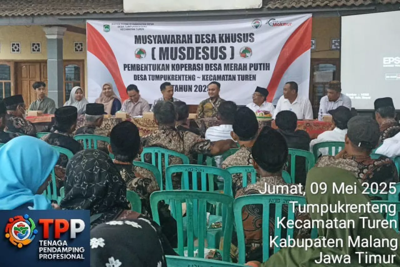 Musdessus Pembentukan Koperasi Desa Merah Putih Tumpukrenteng, Penutup Musdessus 15 Desa Di Turen