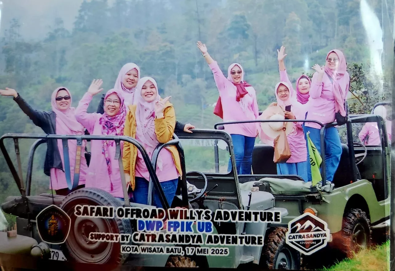 DWP FPIK UB Gelar Outbound di Batu untuk Jaga Kesehatan Mental Anggota