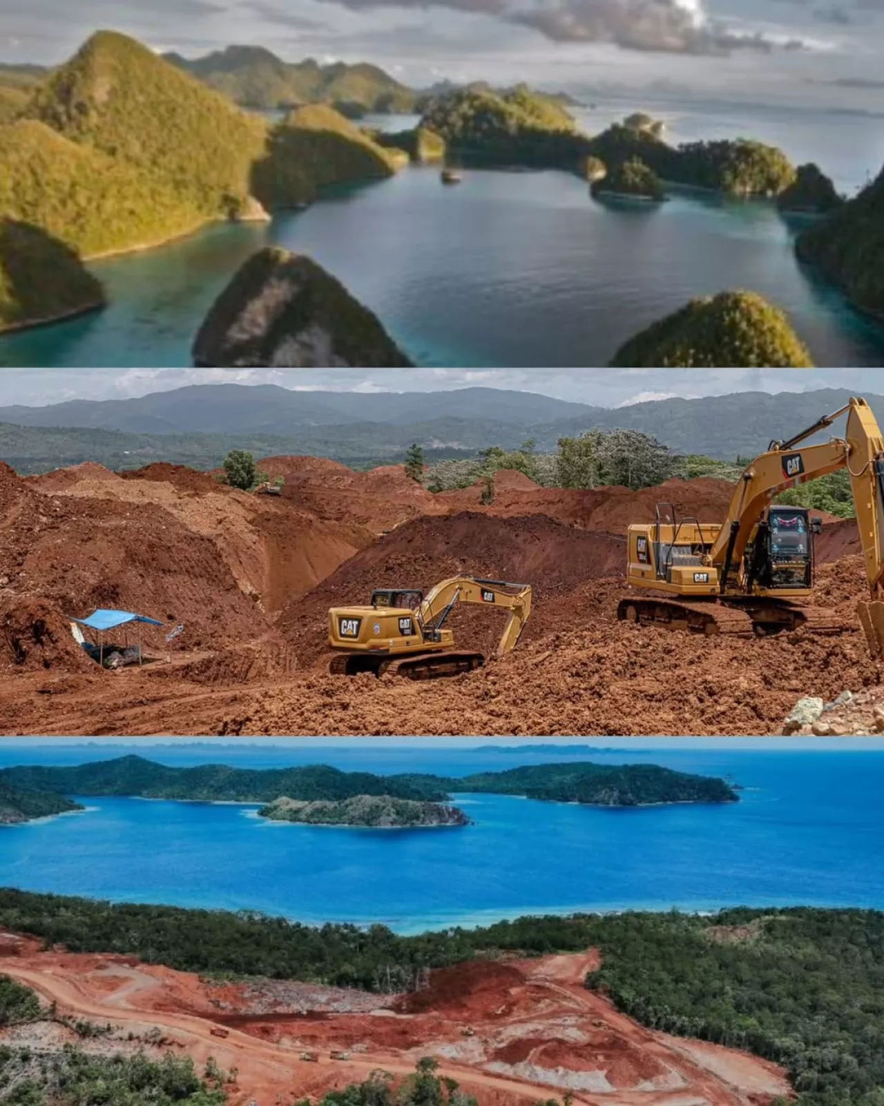 Greenpress Indonesia Desak Pemerintah Hentikan Tambang di Pulau-Pulau Kecil Raja Ampat
