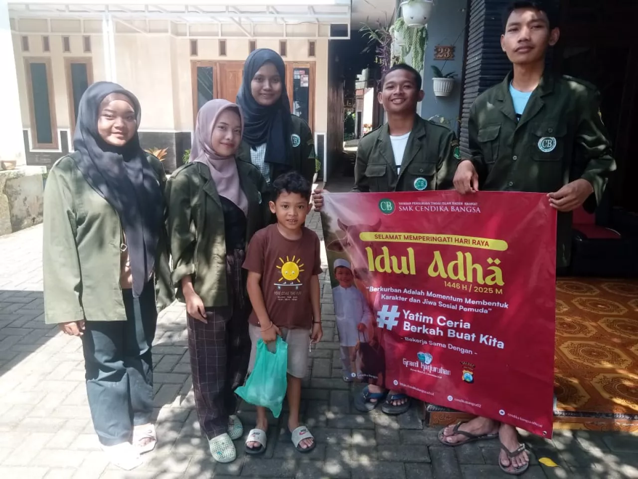 Semarak giat Idul Adha di SMK Cendika Bangsa Kepanjen
