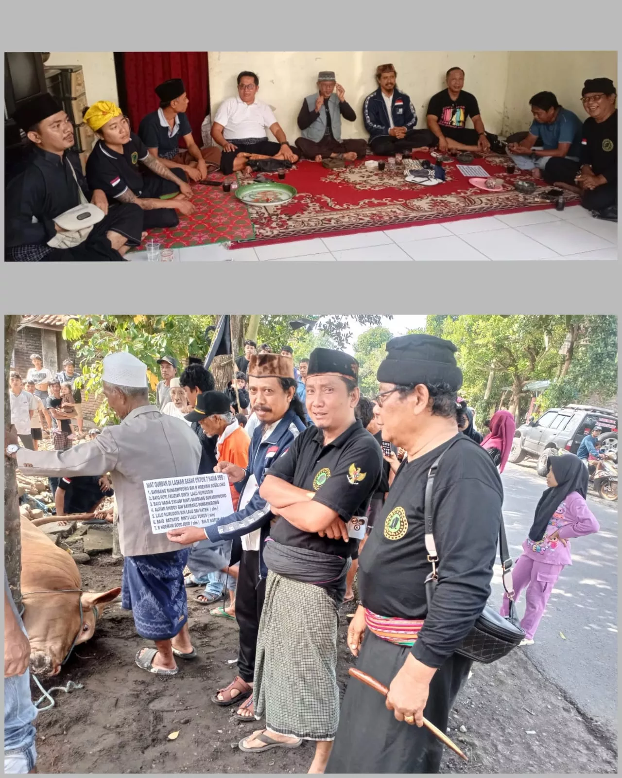 DPD Laskar Sasak Lombok Tengah Lakukan Penyemblihan Hewan Kurban Idul Adha 1446 H