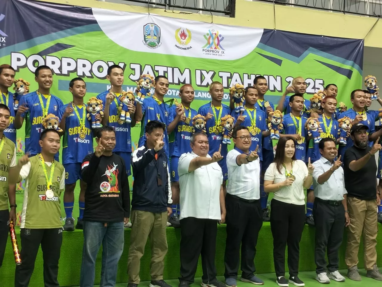 Surabaya Boyong Emas Futsal Porprov, Disbudporapar: Mereka Punya Mental Juara!