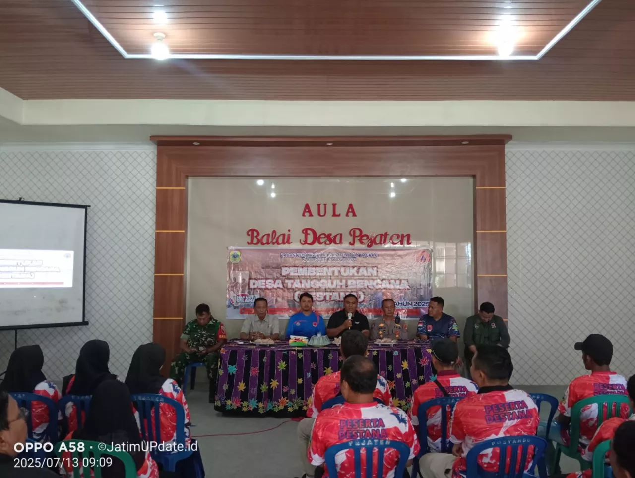 BPBD Bondowoso Bentuk Desa Tangguh Bencana di Pejaten, Warga Dibekali Mitigasi dan Respons Darurat