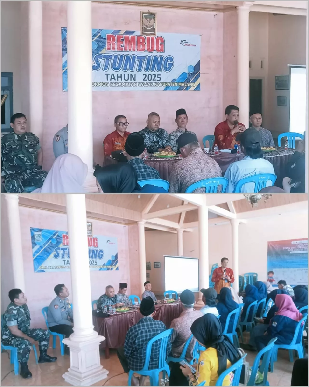 Warga Antusias Ikuti Rembuk Stunting Desa Patokpicis, Kec. Wajak, Kab. Malang