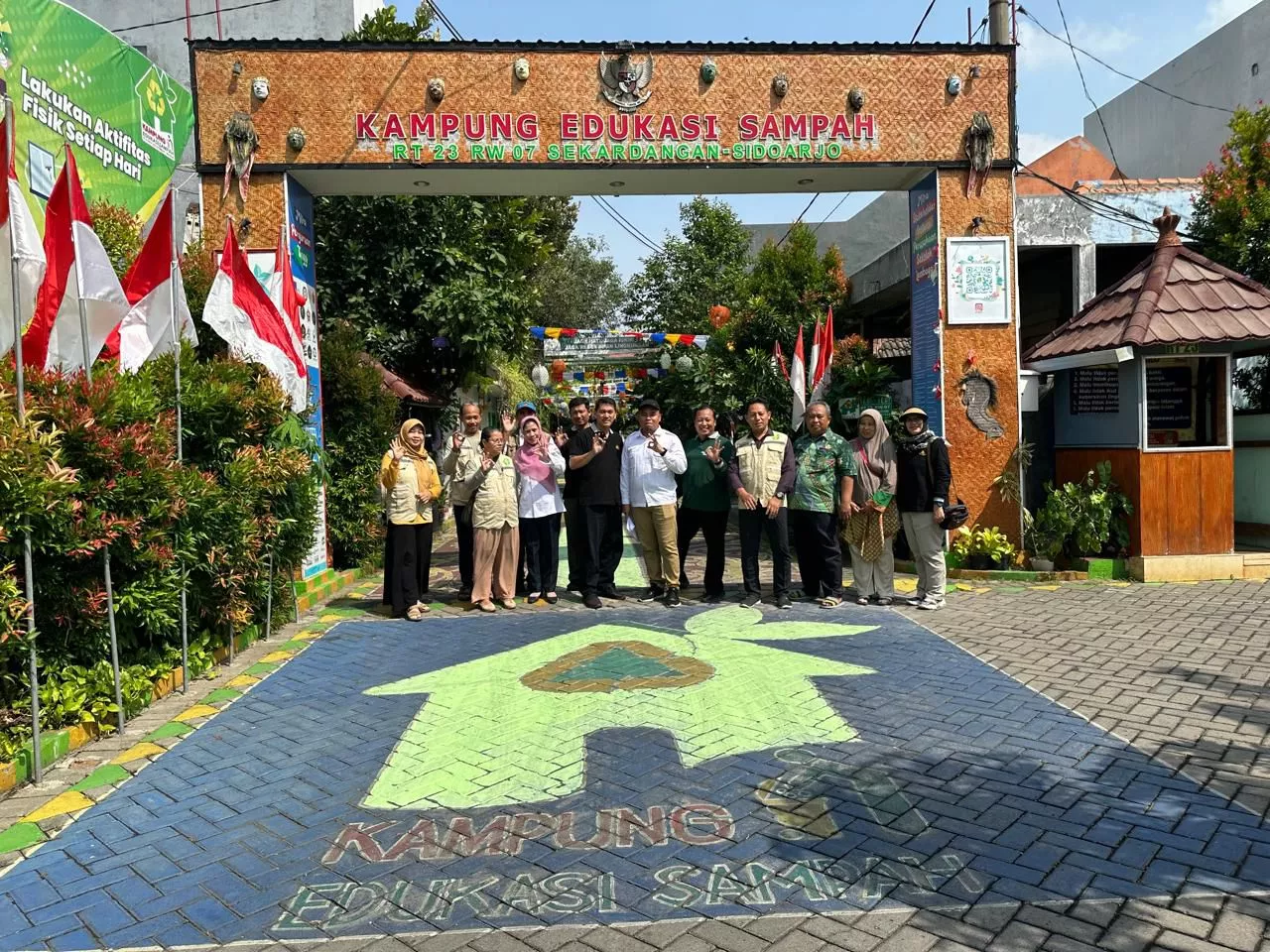 Sidoarjo Jalani Verifikasi Adipura 2025, Kampung Edukasi Sampah Jadi Sorotan Tim Penilai KLHK