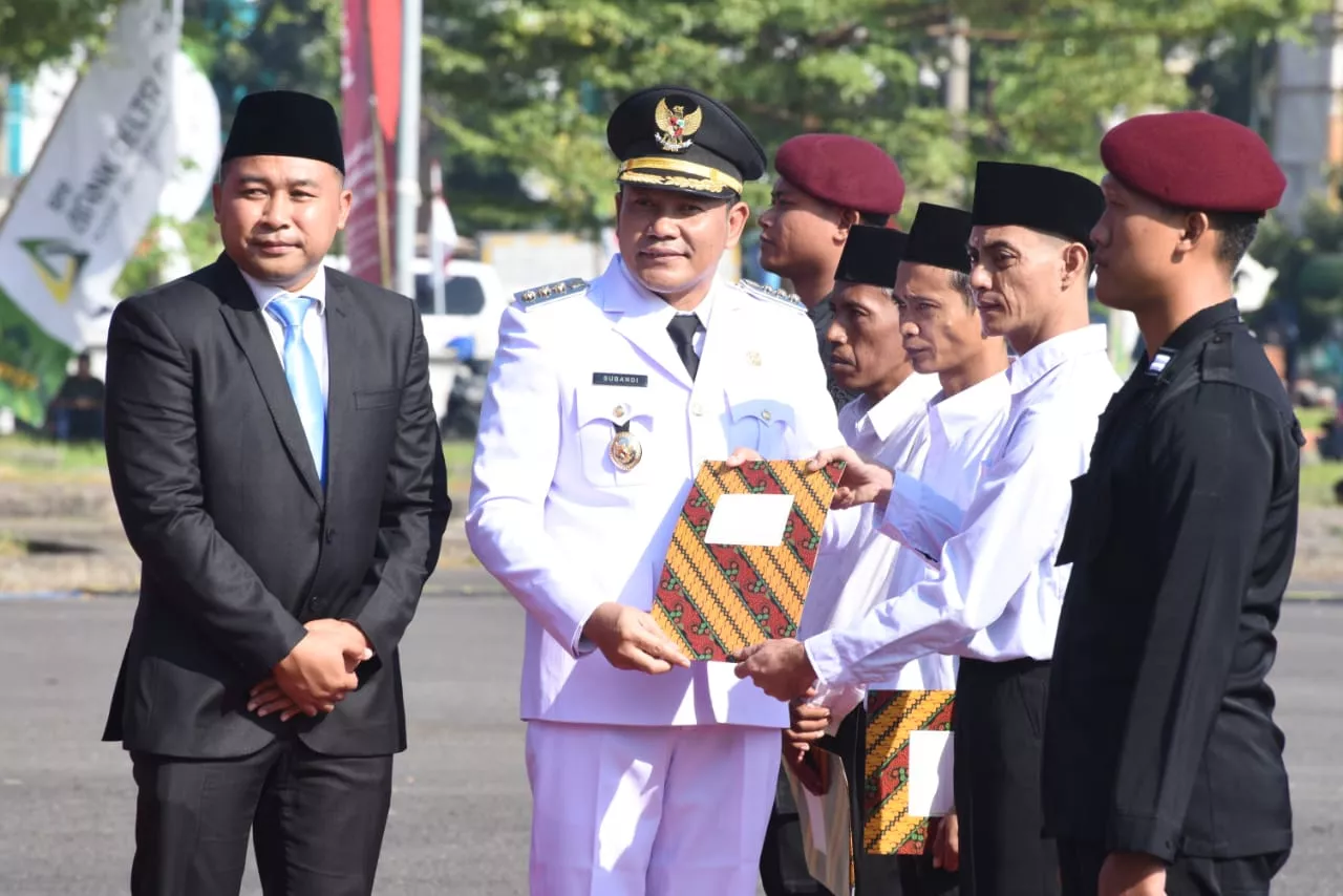 Pemkab Sidoarjo Salurkan Bantuan untuk Mantan Napiter di HUT RI ke-80