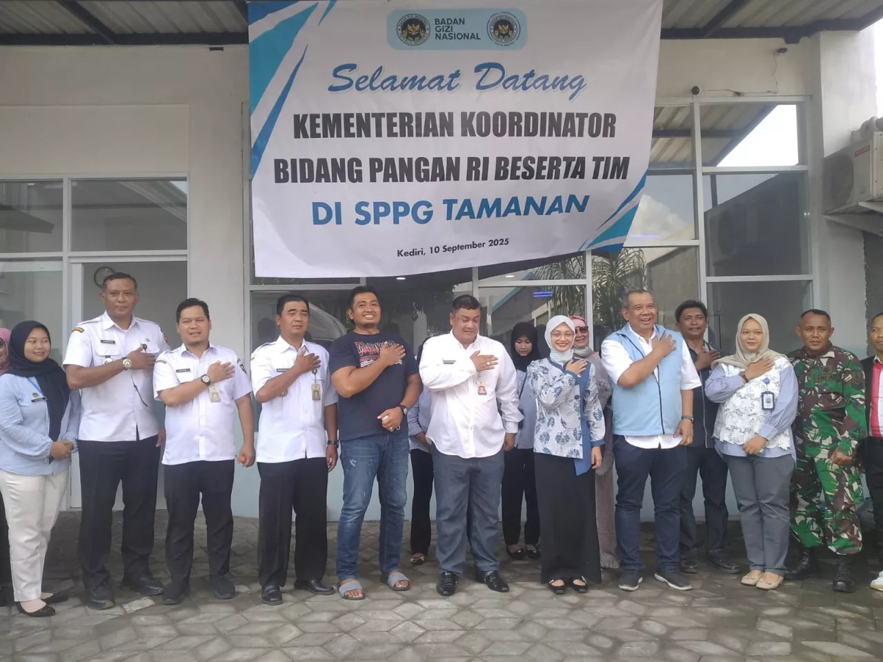 Kemenko Bidang Pangan RI Berkunjung ke Koperasi Kelurahan Merah Putih Bandar Kidul Kota Kediri